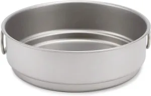 Large Capacity Backpacking Cookware Folding Handle Dinner Plate For Camping Picnics Outdoor Meals