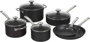 Le Creuset Toughened Nonstick PRO Cookware Set, 10 pc.,Grey