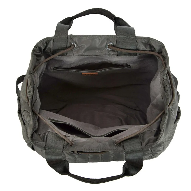 Lee Lightweight Quilted Puffy Drawstring Travel Backpack