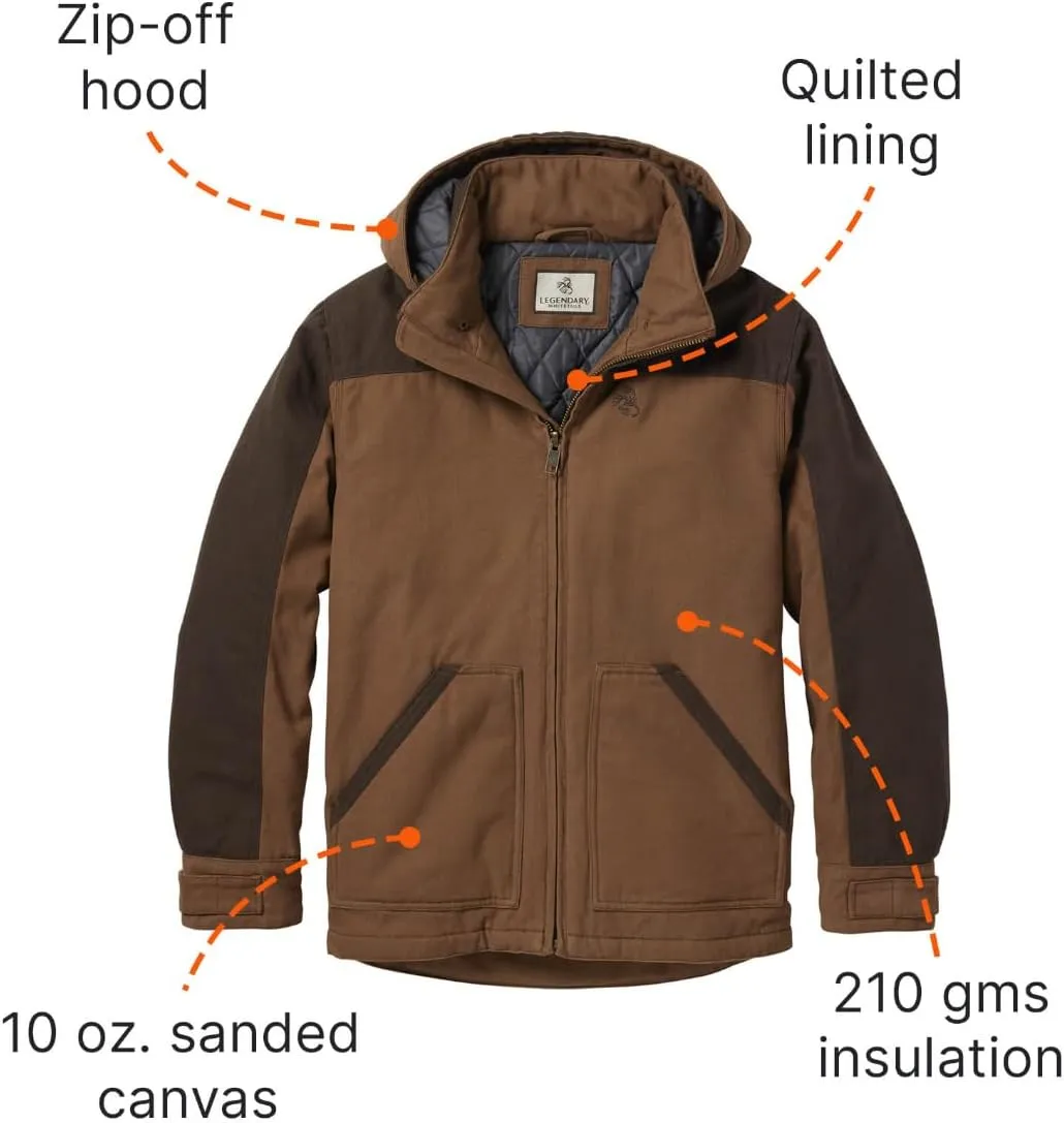 Legendary Whitetails Men's Canvas Cross Trail Workwear Coat