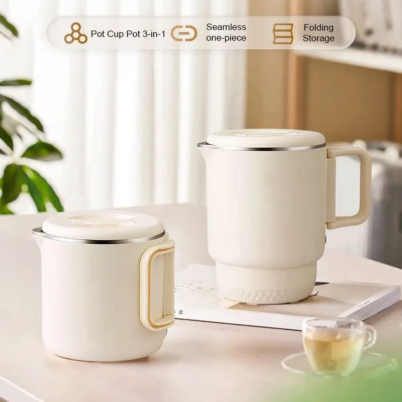 🔥Limited time 58% off🔥Multifunctional Portable Stainless Steel Folding Electic Kettle