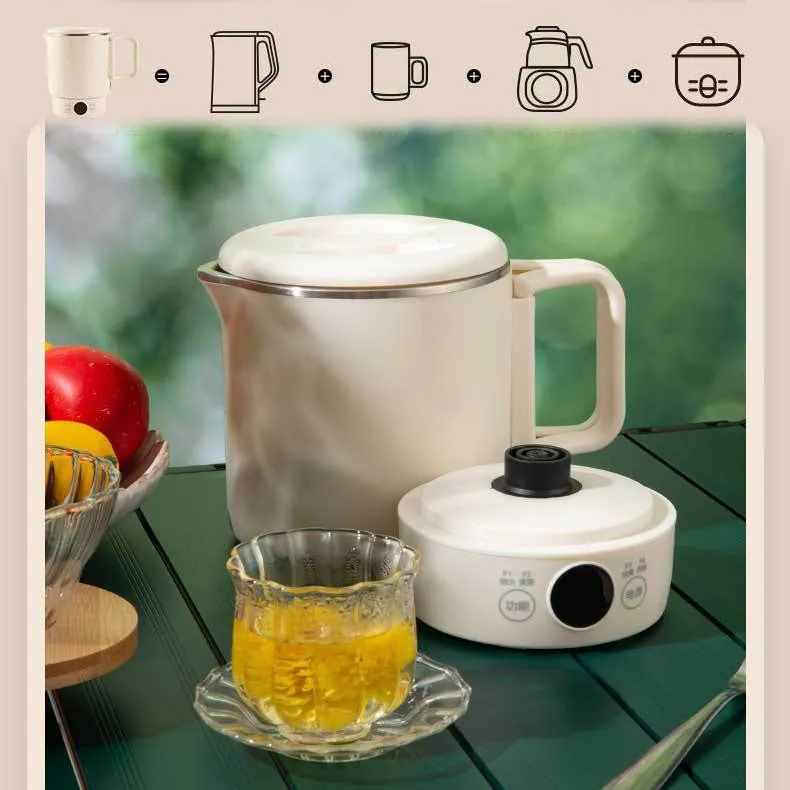 🔥Limited time 58% off🔥Multifunctional Portable Stainless Steel Folding Electic Kettle