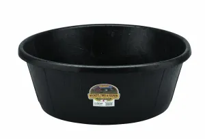 Little Giant® Heavy Duty Rubber Tub | Durable Rubber Feed Pan | Indoor & Outdoor Use | Rubber Feed Bucket | 15 Gallons