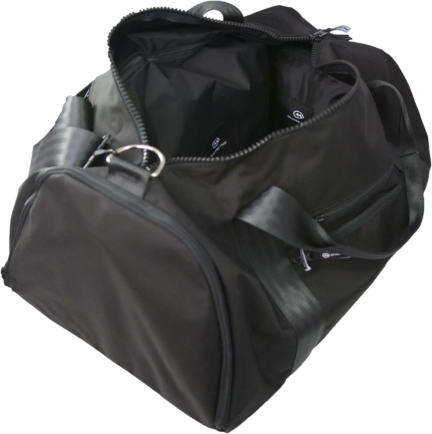 M Orange Mud Modular Gear and Gym Bag for Cyclist, Runners, Yoga, and General Outdoors. (Black on Black)