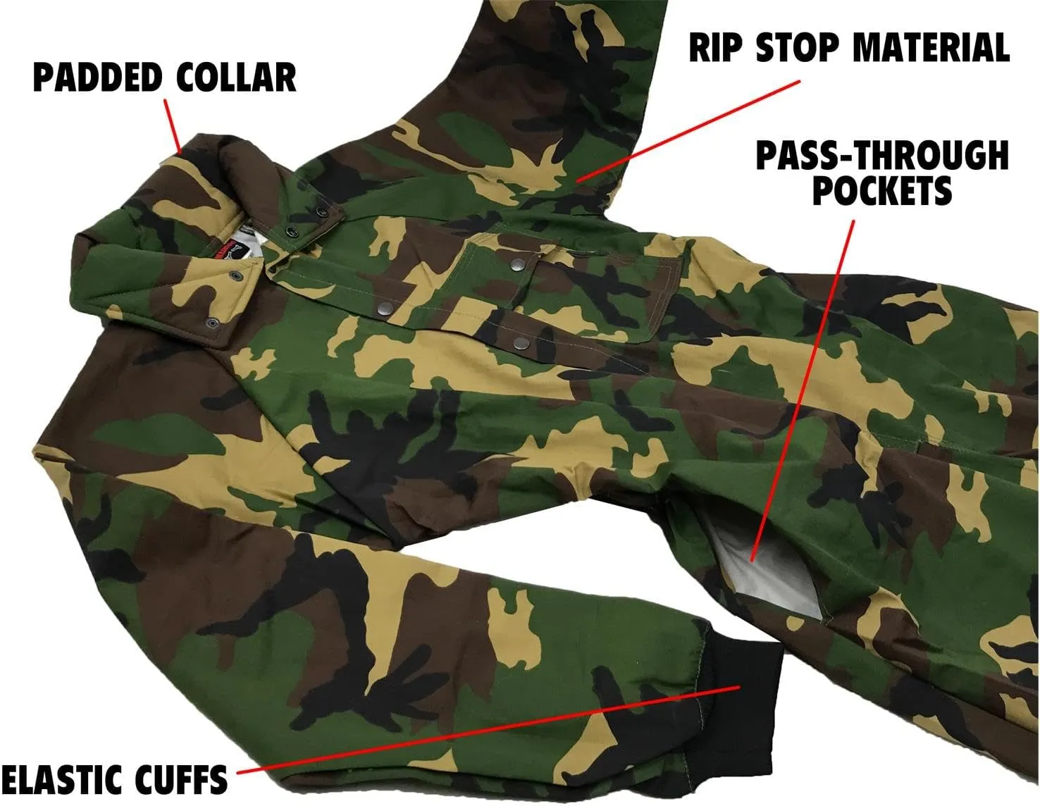 Maddog Tactical Paintball Rip Stop Coverall Jumpsuit