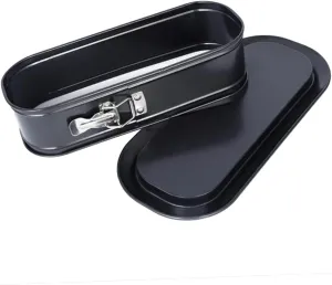 MAGICLULU Nonstick Oval Cake Lock Carbon Steel Loaf Pan Heat Baking for Cake Toast and Bread