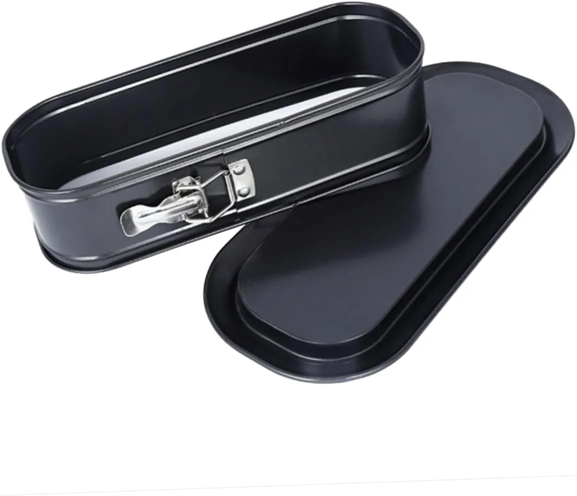 MAGICLULU Nonstick Oval Cake Lock Carbon Steel Loaf Pan Heat Baking for Cake Toast and Bread