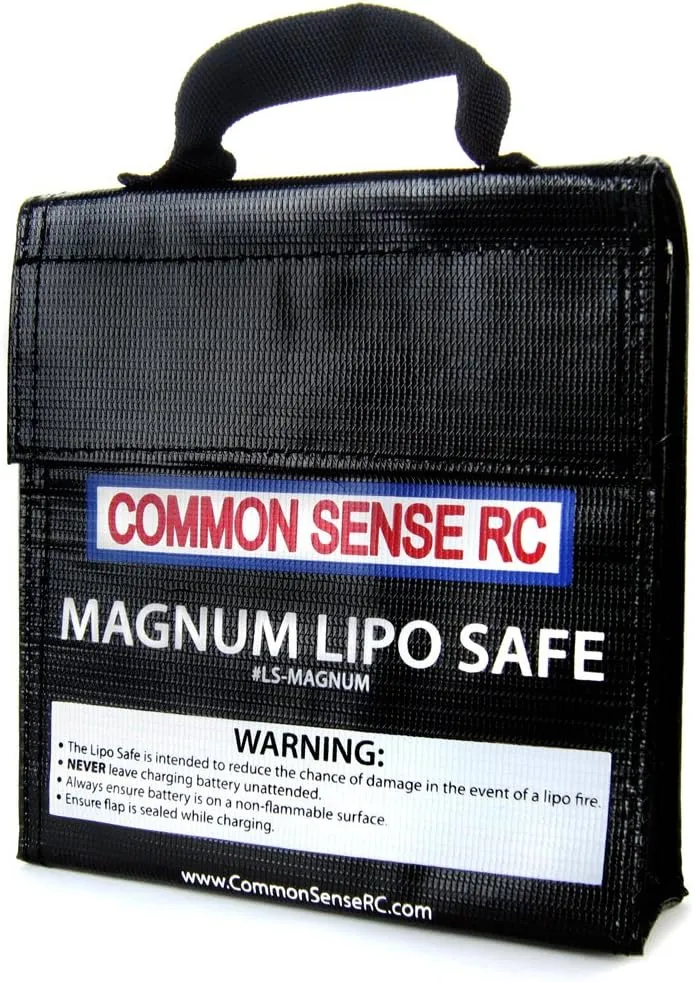 Magnum Lipo Safe Charging/Storage Bag for Multiple 3S Lithium Polymer Battery