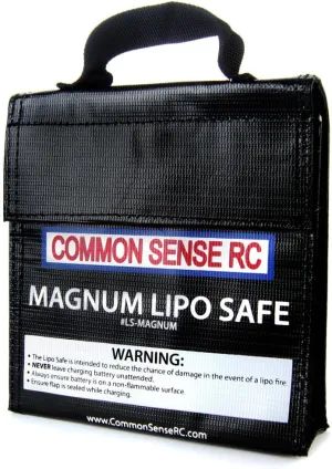 Magnum Lipo Safe Charging/Storage Bag for Multiple 3S Lithium Polymer Battery
