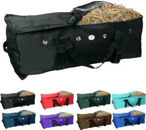 Majestic Ally 1200 D Nylon Fabric Heavy-Duty Hay Bale Storage Bag (Black, Large)