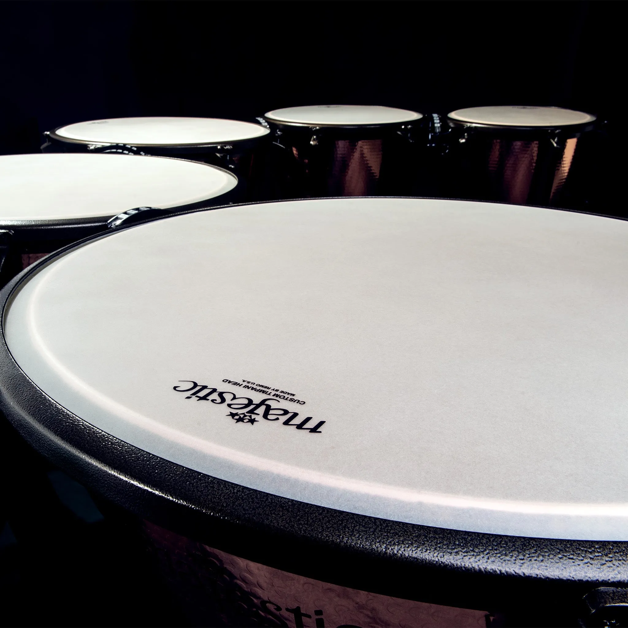 Majestic Prophonic hammered copper deep cambered timpani