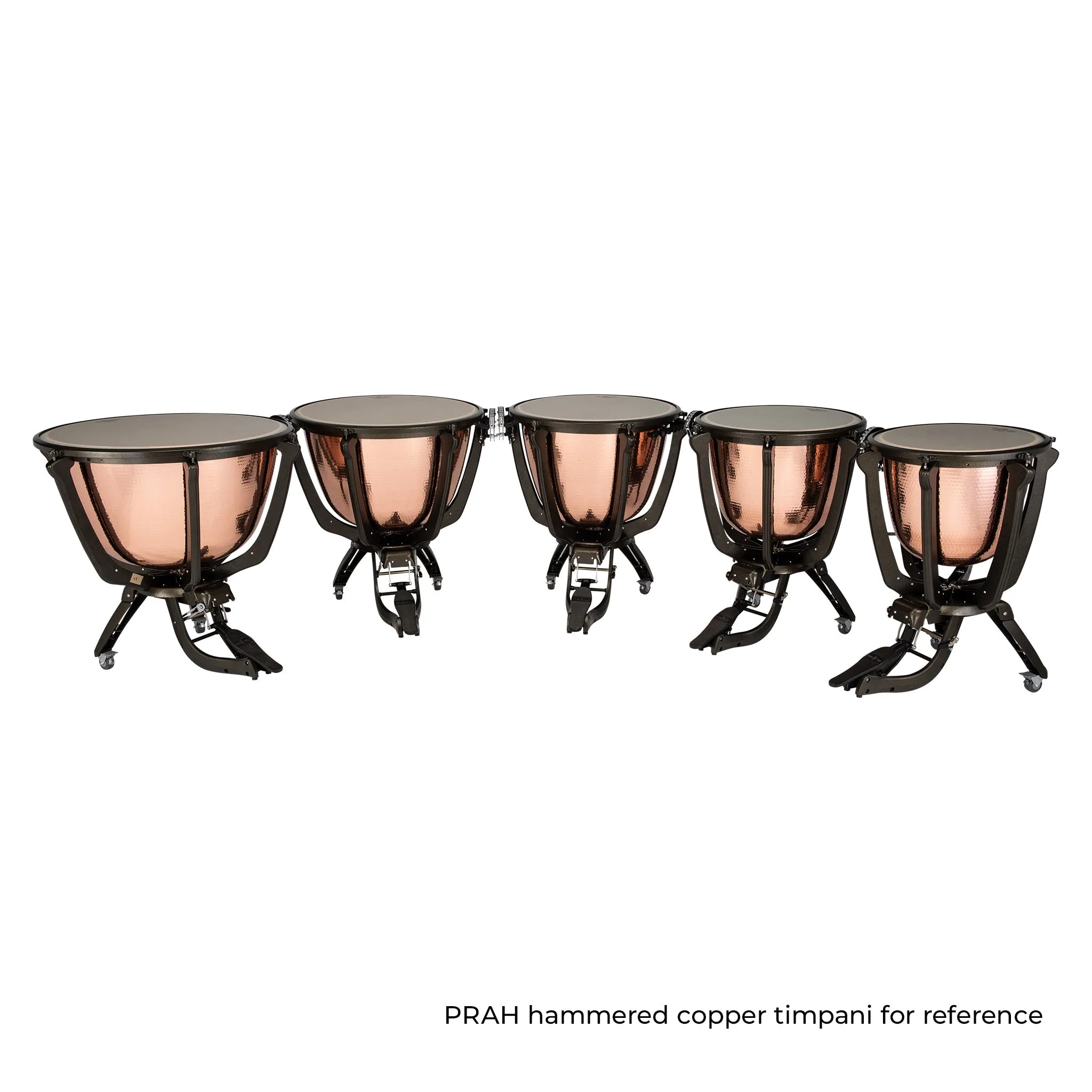 Majestic Prophonic polished copper deep cambered timpani