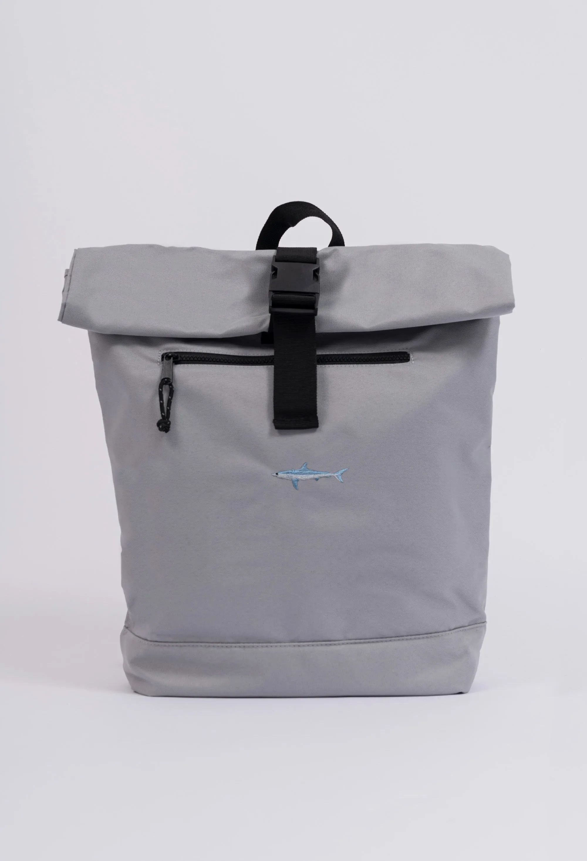 mako shark recycled roll-top backpack