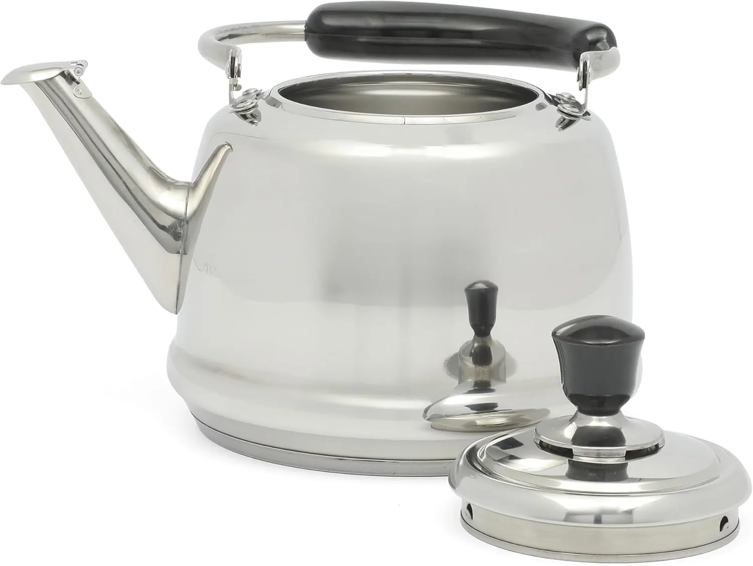 Martha Stewart Kingstree Large 2 Qt Heavy Gauge Whistling Tea Kettle - Stainless Steel