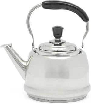 Martha Stewart Kingstree Large 2 Qt Heavy Gauge Whistling Tea Kettle - Stainless Steel