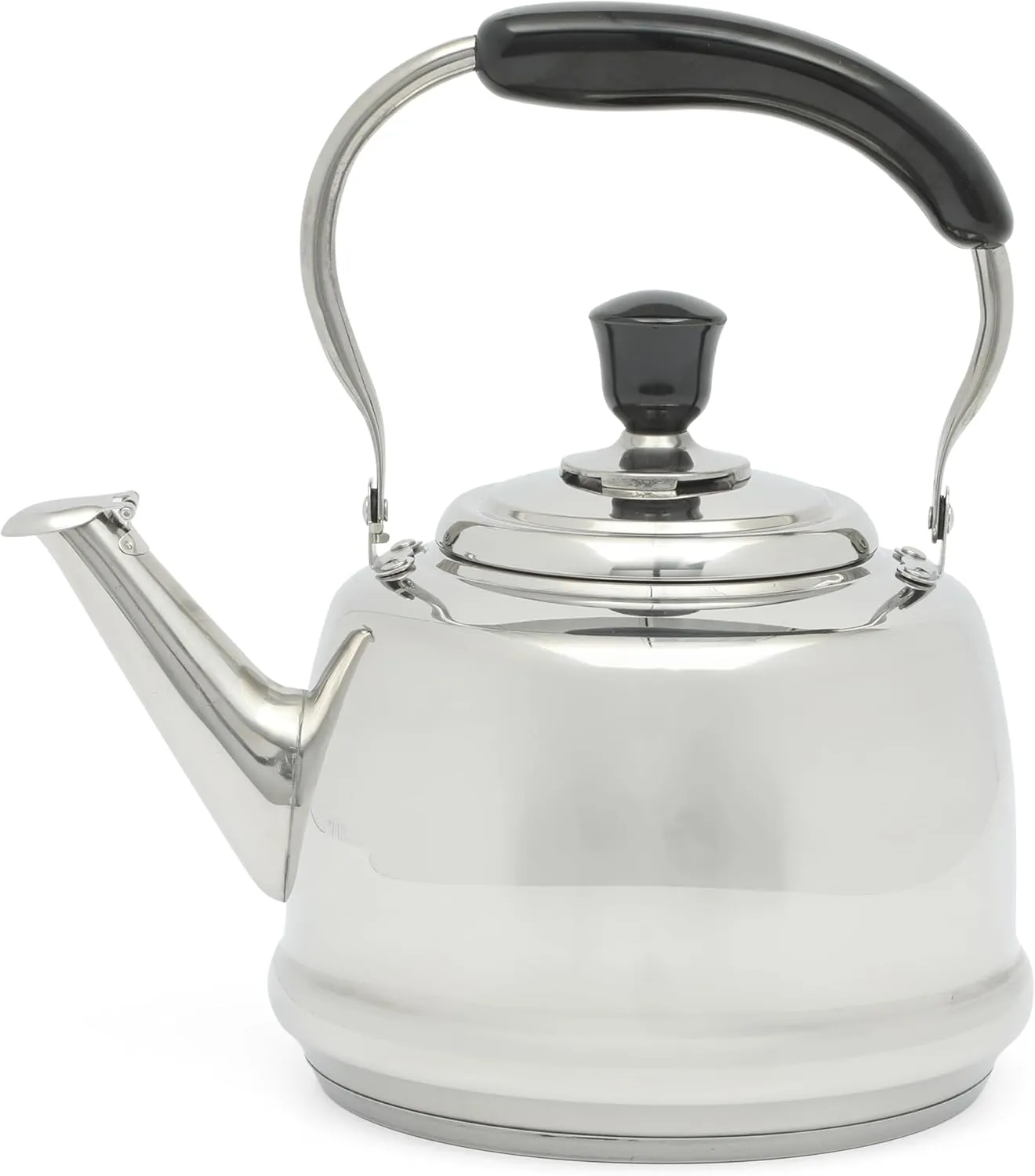 Martha Stewart Kingstree Large 2 Qt Heavy Gauge Whistling Tea Kettle - Stainless Steel