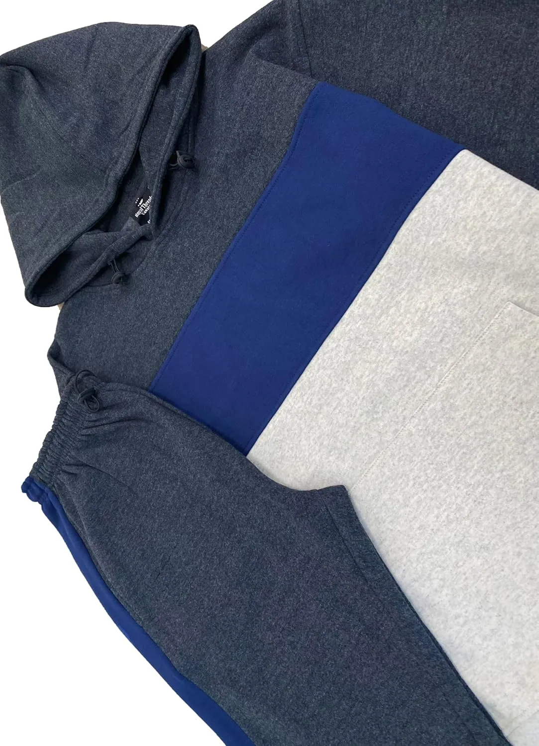 Men’s 2-piece Heavy Duty Pullover Hoodie suit with standard matching Sweatpants