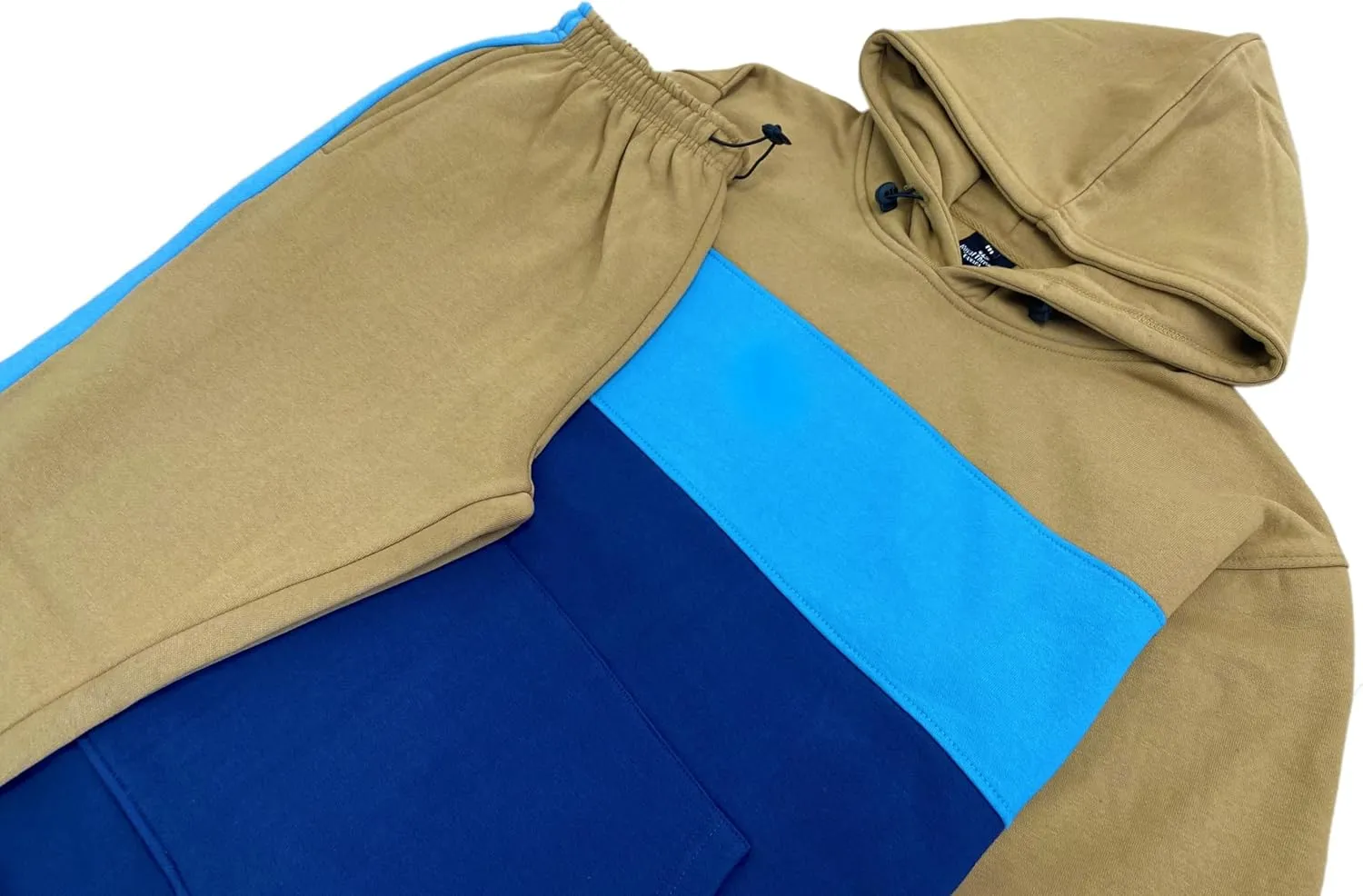 Men’s 2-piece Heavy Duty Pullover Hoodie suit with standard matching Sweatpants