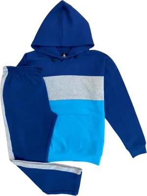 Men’s 2-piece Heavy Duty Pullover Hoodie suit with standard matching Sweatpants
