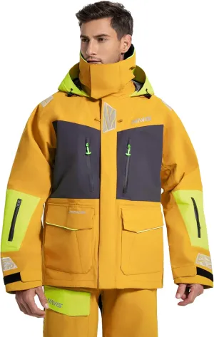 Men's Sailing Jacket - 3Layer-GORE PRO-TEX Waterproof Breathable Rain Gear for Coastal/Offshore