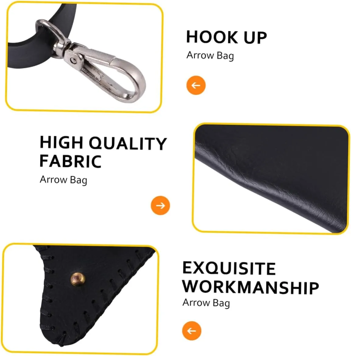 Milisten Capsule Quiver Arrows Quiver Bag Quiver Big Capacity Arrow Bag Hunting Bag Pot Inclined Shoulder Bag
