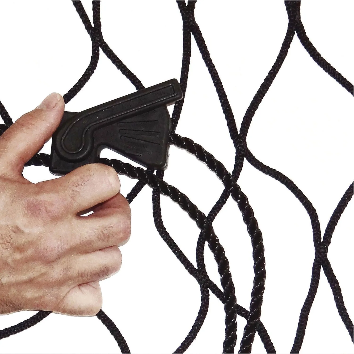 Military Cargo NET 96"x144" (USA!) with 4" Squares, Cinch Rope, 10 Snap-Hook and Storage Bag