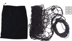 Military Cargo NET 96"x144" (USA!) with 4" Squares, Cinch Rope, 10 Snap-Hook and Storage Bag