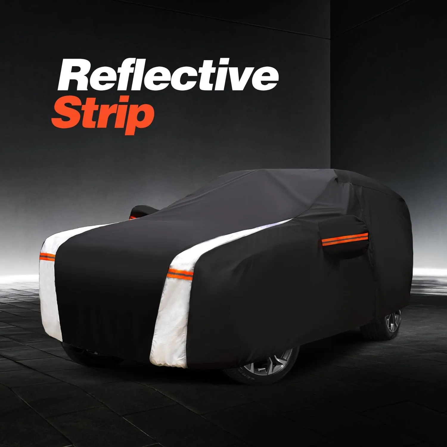 Minivan Car Cover for Toyota Sienna 100% Waterproof All Weather, Heavy Duty Outdoor Full Exterior Covers Rain Sun Wind UV Protection.