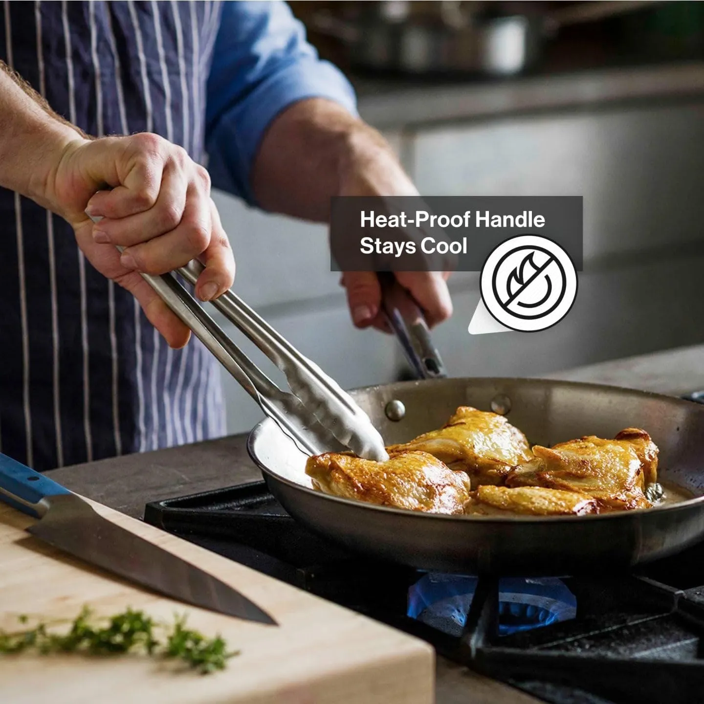 Misen 5-Ply Stainless Steel Cookware Set - Versatile, Dishwasher Safe - 9-Piece Set - 10" Skillet, 12" Skillet, 3 QT Saute Pan & 6 QT Rondeau   Lids, 2 QT & 3 QT Saucier   Lids, 8 QT Stockpot   Lid