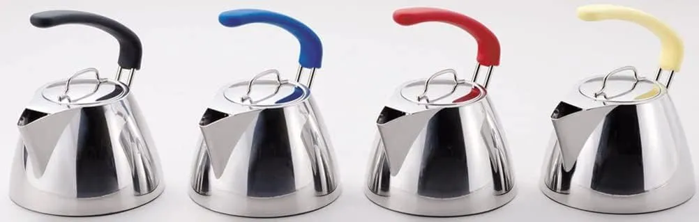 Miyazaki Seisakusho GEO-KC2 Geo Kettle Handle Cover, for 2.5 L (2.5 L), Silicone, Blue, Made in Japan