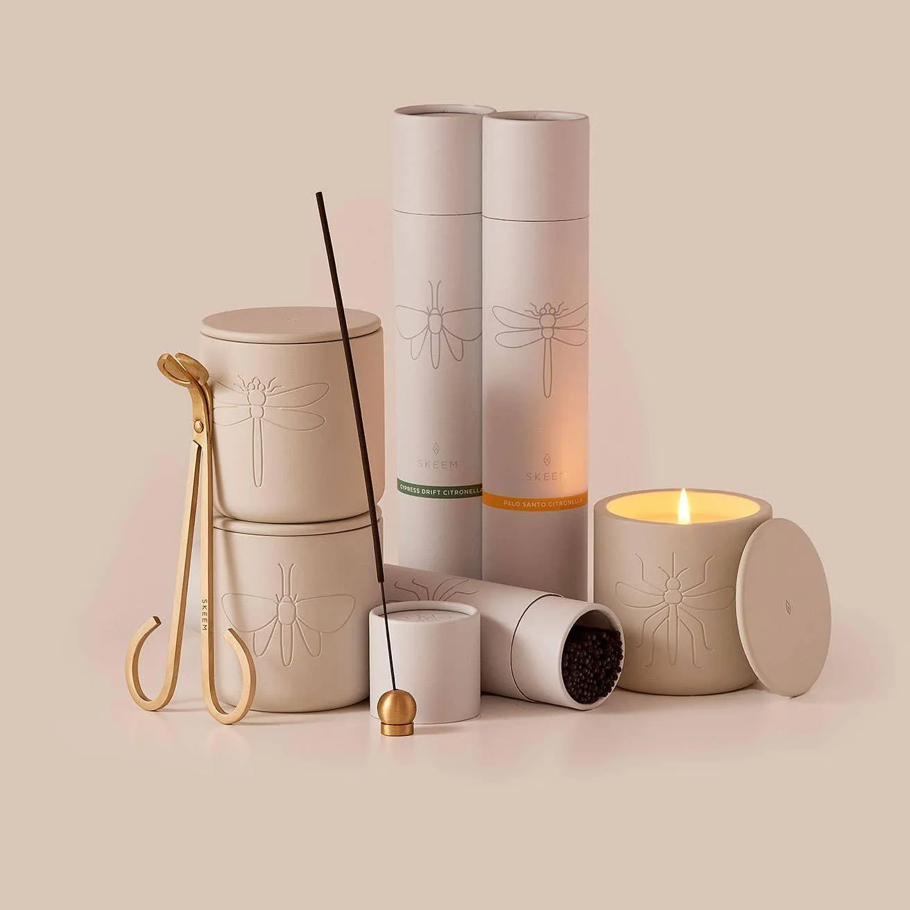 Modern Citronella Incense, Mojave Suede