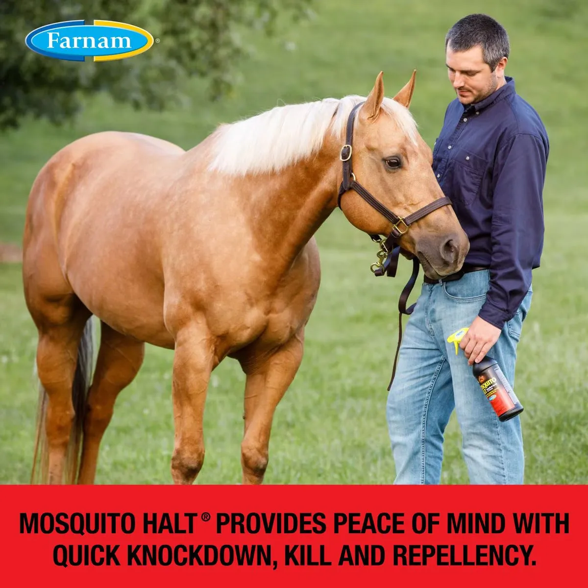 Mosquito Halt Repellent Spray for Horses - 32oz