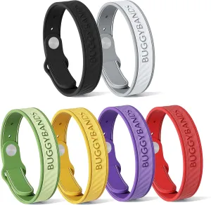Mosquito Repellent Bracelets,10 Pack Silicone Mosquito Repellent Bands with DEET Free, Natural & Waterproof Bug Wristbands for Kids and Adults, Outdoor Traveling Protection