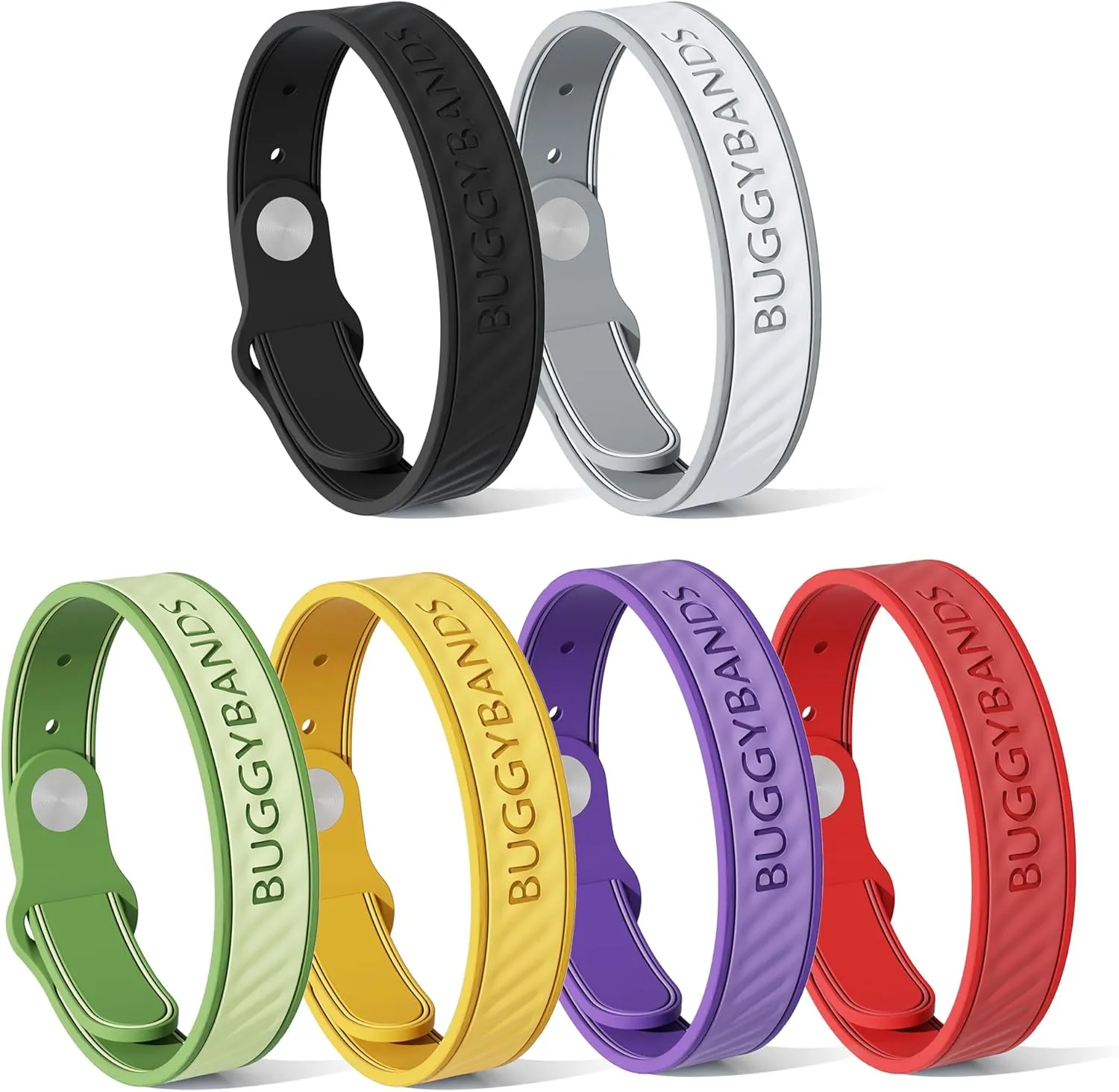 Mosquito Repellent Bracelets,10 Pack Silicone Mosquito Repellent Bands with DEET Free, Natural & Waterproof Bug Wristbands for Kids and Adults, Outdoor Traveling Protection