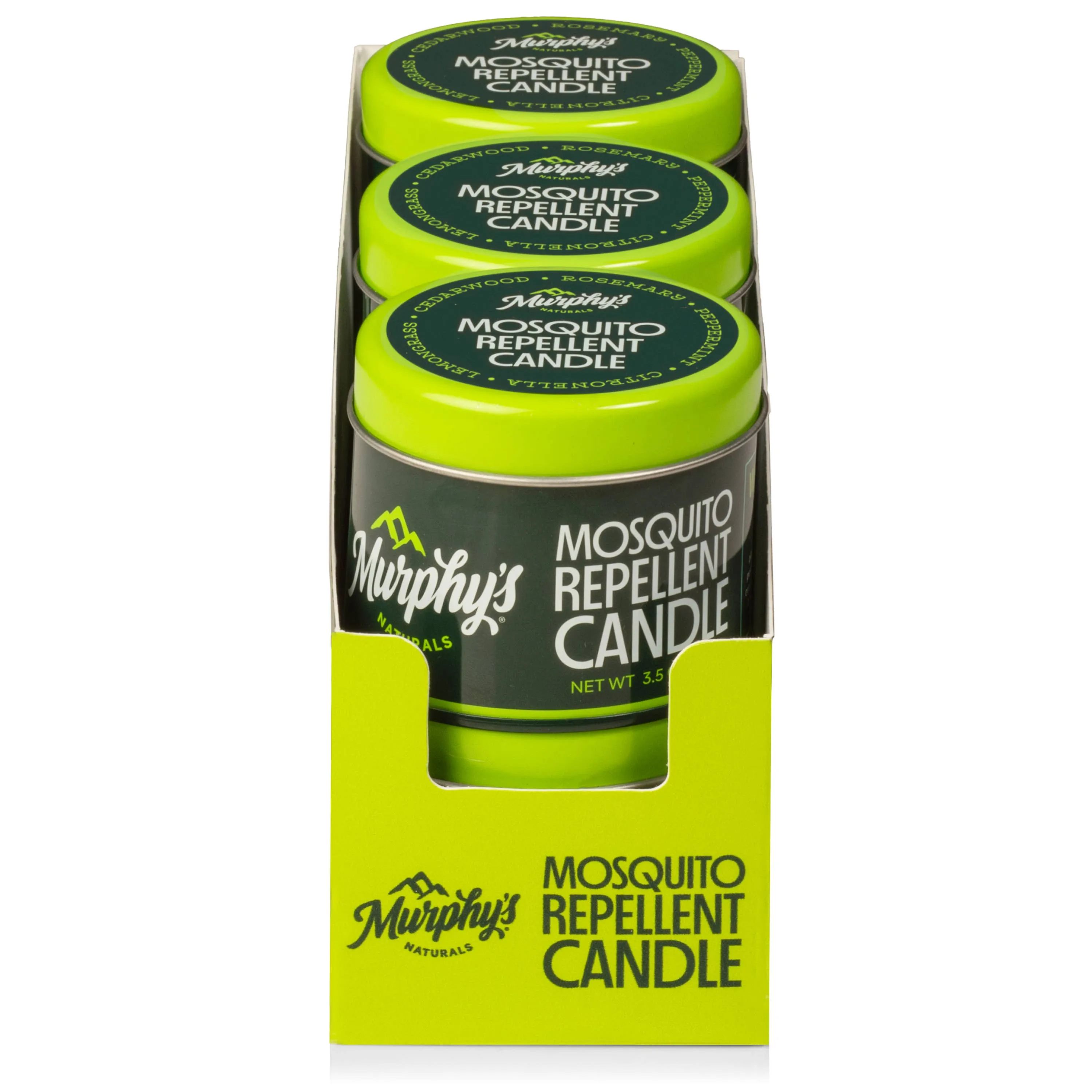 Mosquito Repellent Candle (9oz) - Display of 6