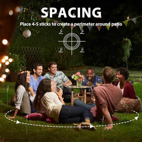 Mosquito Repellent Outdoor Patio 240PCS Natural Citronella Incense Sticks DEET Free Lemongrass