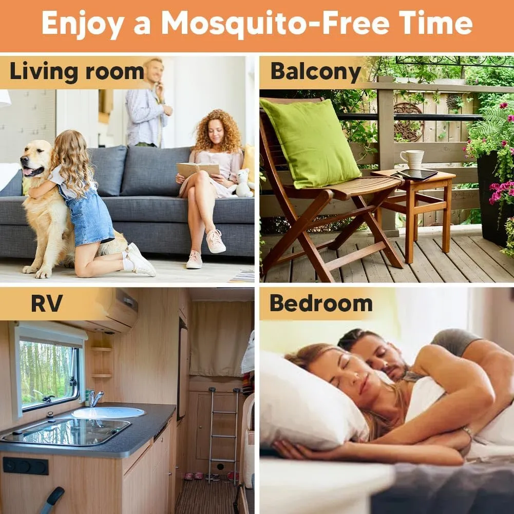 Mosquito Repellent Outdoor Patio, Indoor Mosquito Repellent Balls, Mosquito Control for Yard, Keep Mosquito Away for Travel, Natural Mosquitoes Deterrent for Room, Outdoor Mosquito Repellant -8P