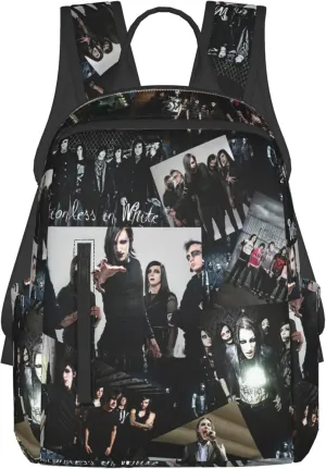 Motionless Rock In White Backpack Lightweight Backpack Travel Bag Classic Laptop Daypack for Men Women Backpack