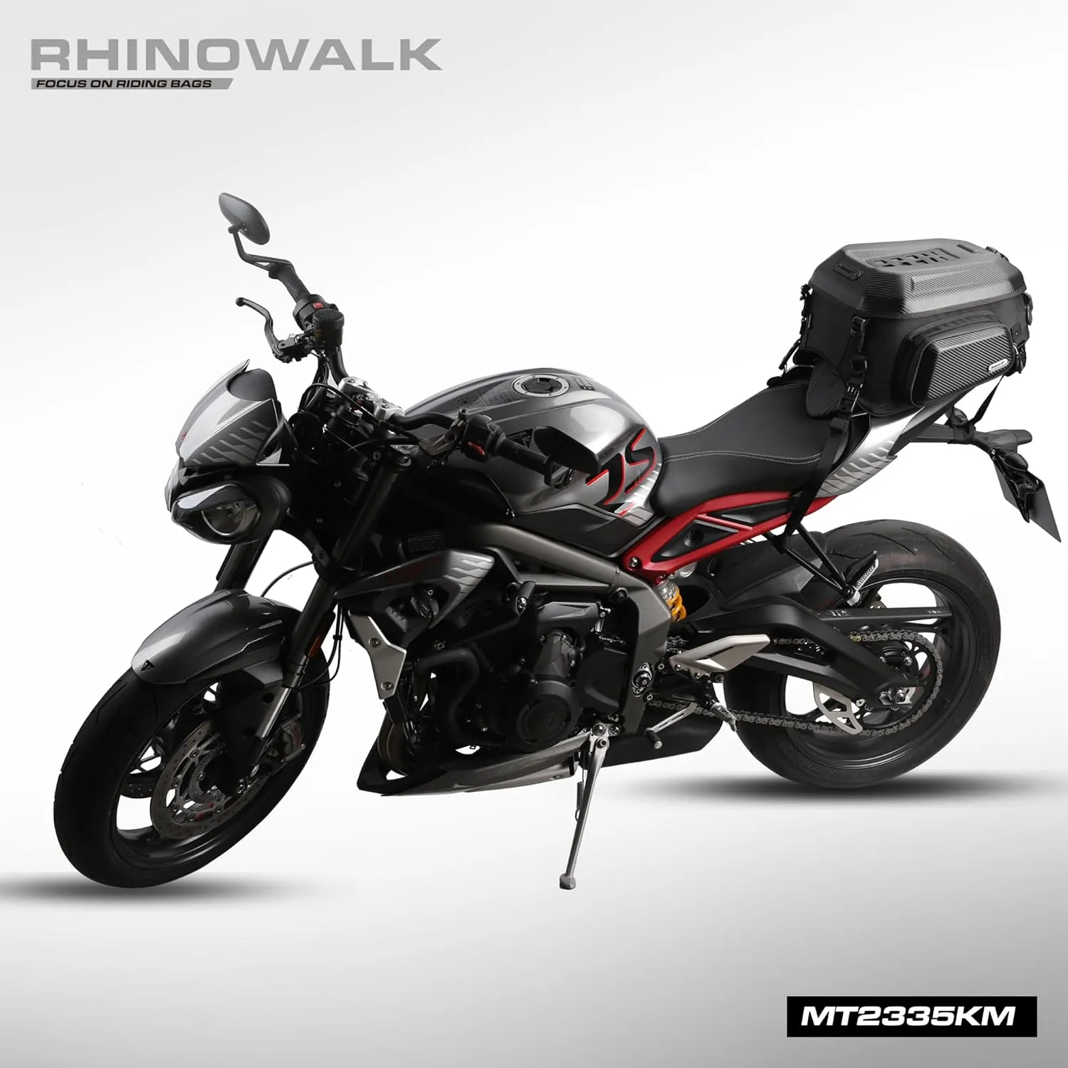 Motorcycle Tail Bag 23-35L Expandable Motorcycle Luggage Waterproof Motorbike Backpack Helmet Bag with Waterproof Rain Cover for Travel Carbon Fiber Black