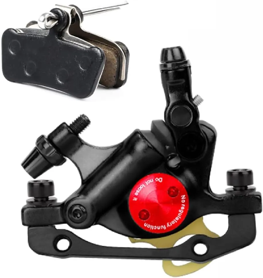 Mountain Bike Line Pull Hydraulic Disc Brake Caliper Front   Rear, Aluminum Alloy Mountain Bike Hydraulic Disc Brake, Suitable for 160mm Rotor, Suitable for XC Trail, Electric, Folding
