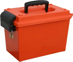 MTM SDB-0-35 Sportsmen's Dry Box with O-Ring Seal, Heavy Duty Latch, Lockable, Crush-Proof, USA Made, Orange