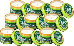 Murphy's Naturals Mini Mosquito Bug Repellent Candles for Outdoor Patio, Citronella & Essential Oils, 14-Hour Burn Time Each, 3.5 oz, 9-Pack