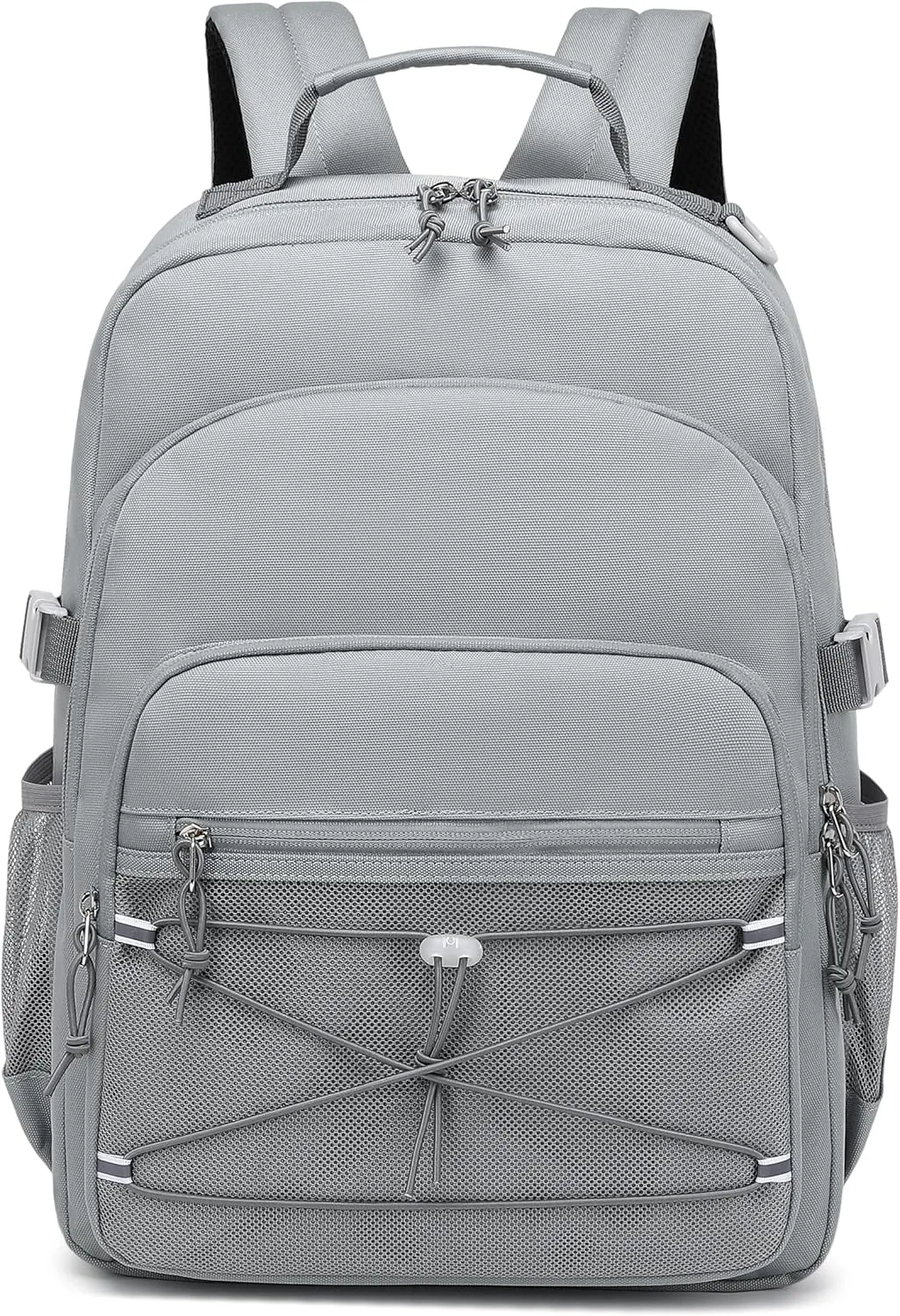 mygreen Girls Boy School Backpack Elementary Middle Bookbag Teenager Waterproof Lightweight 16 Inches Grey