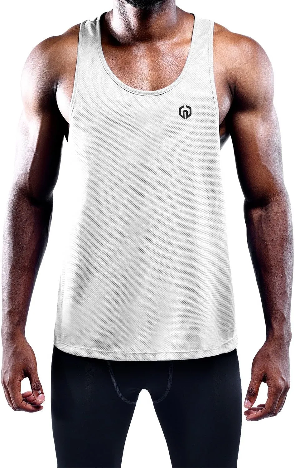 NELEUS Men's 3 Pack Dry Fit Y-Back Muscle Tank Top