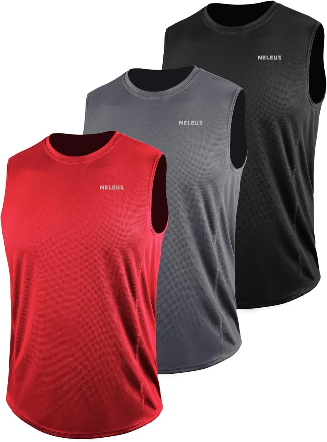 NELEUS Men's Dry Fit Workout Running Muscle Tank Top
