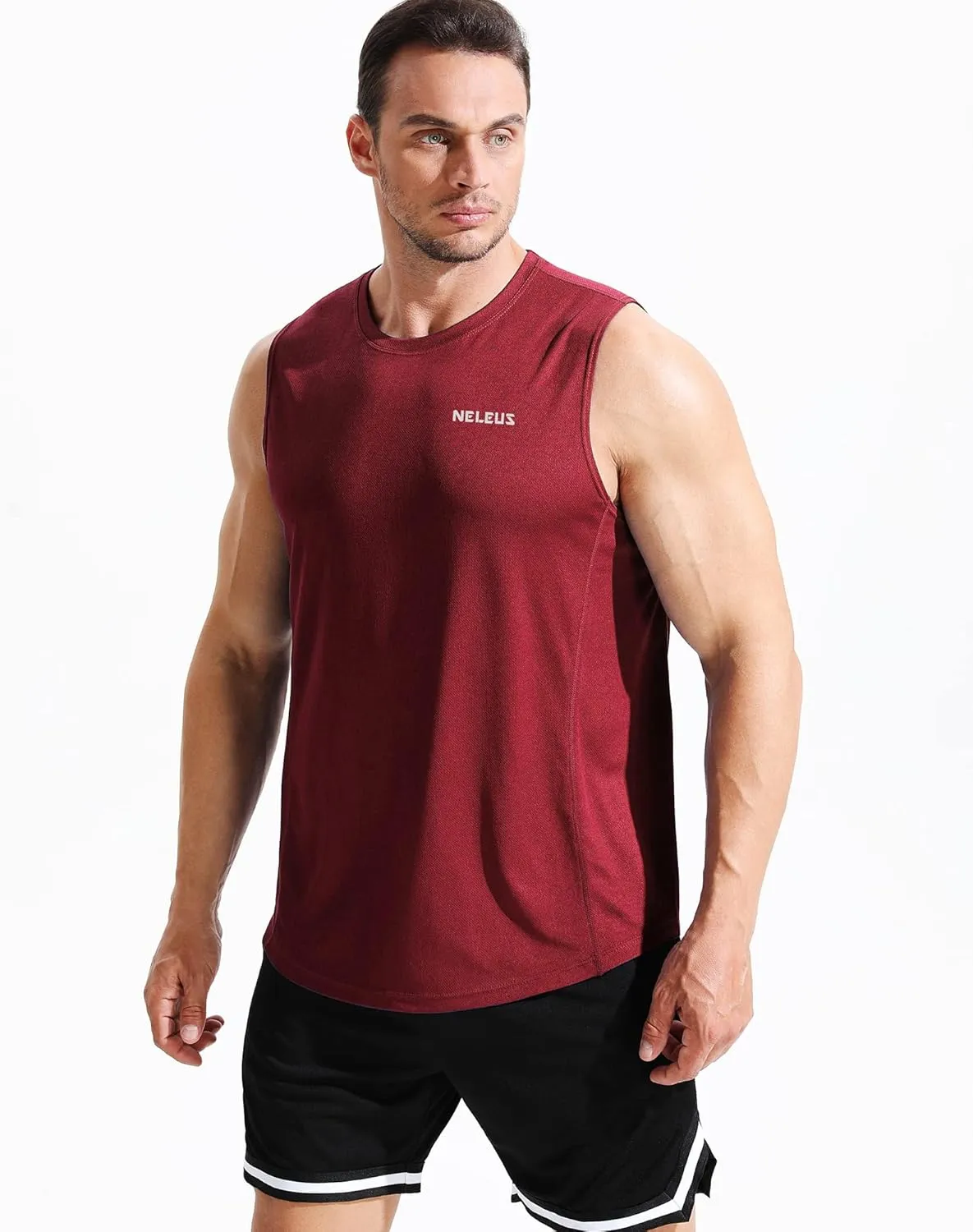 NELEUS Men's Dry Fit Workout Running Muscle Tank Top