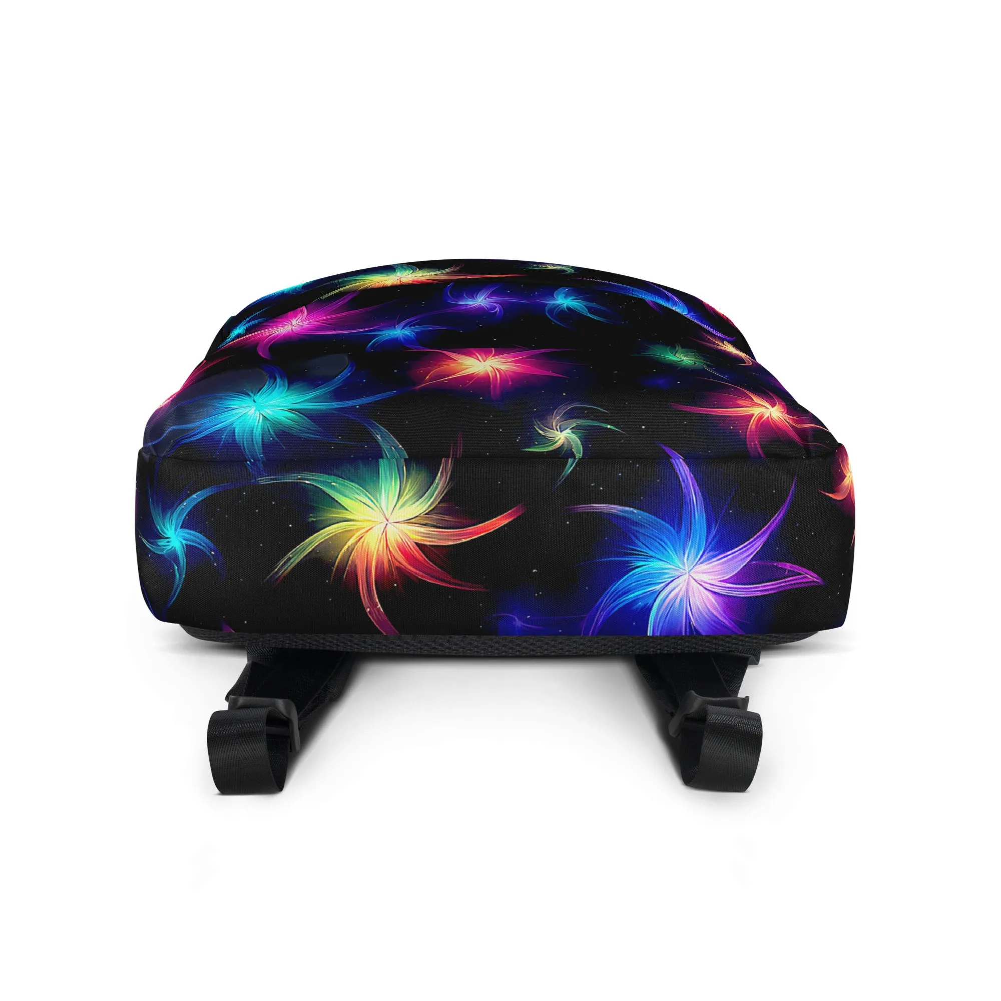 Neon Quantum Pinwheel Backpack