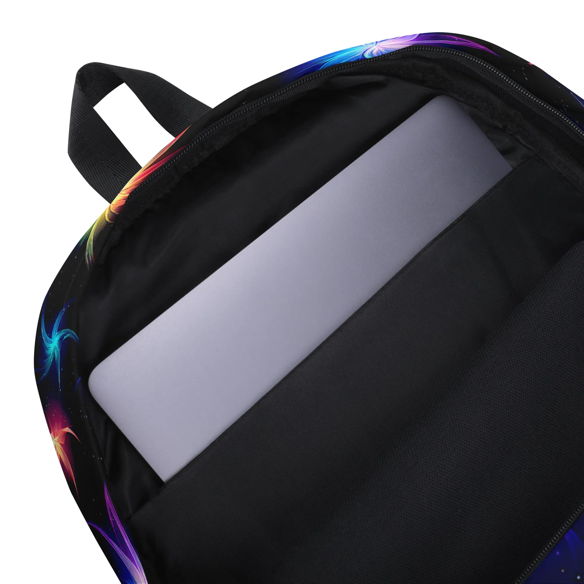 Neon Quantum Pinwheel Backpack