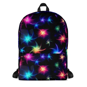 Neon Quantum Pinwheel Backpack