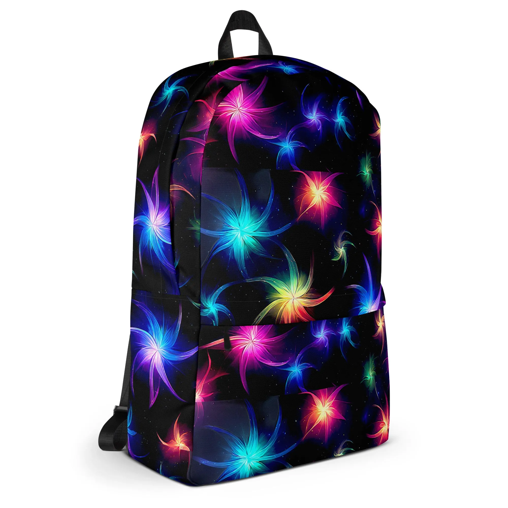 Neon Quantum Pinwheel Backpack